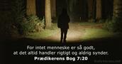 Prædikerens Bog 7:20