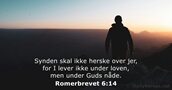 Romerbrevet 6:14