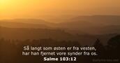 Salme 103:12
