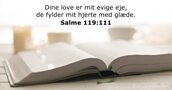 Salme 119:111
