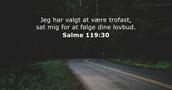 Salme 119:30