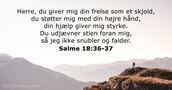 Salme 18:36-37