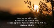 Salme 27:13