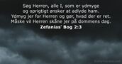 Zefaniasʼ Bog 2:3