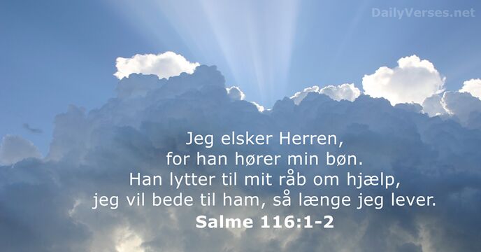 Salme 116:1-2