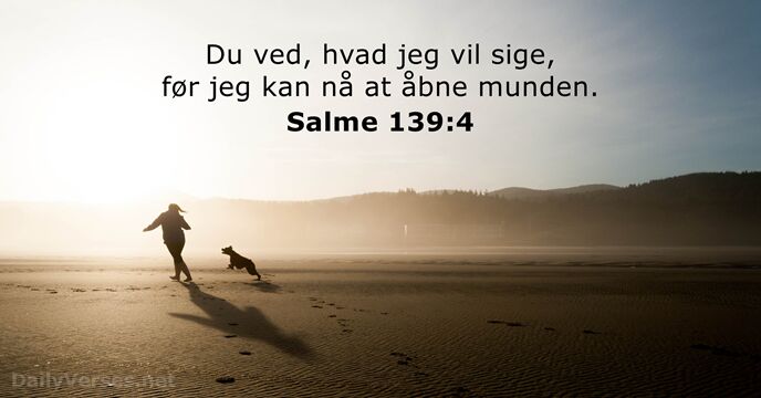 Salme 139:4