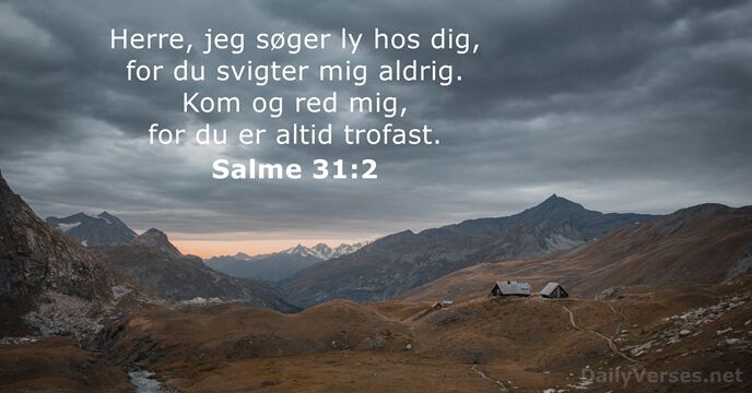 Salme 31:2