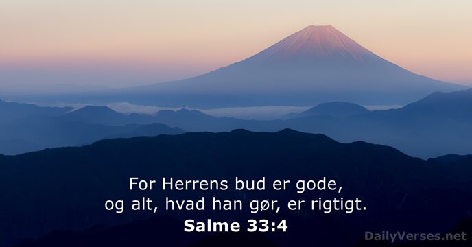 Salme 33:4