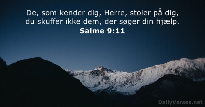 Salme 9:11