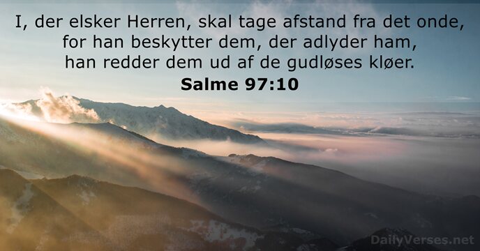 Salme 97:10