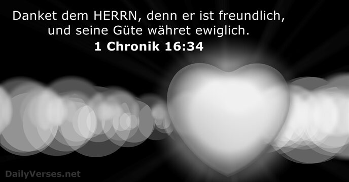 1 Chronik 16:34