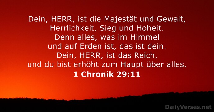 1-chronik 29:11