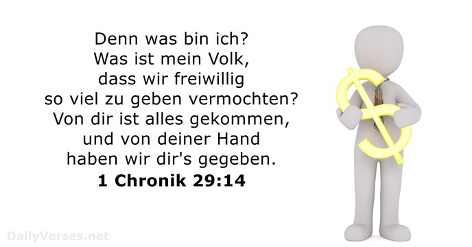 1-chronik 29:14