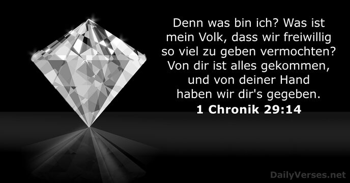 1-chronik 29:14