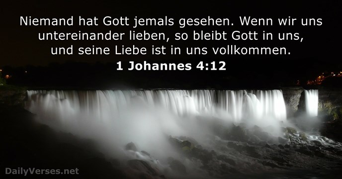 1 Johannes 4:12