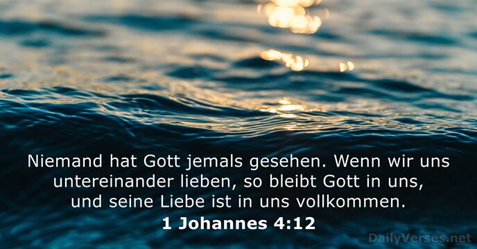 1 Johannes 4:12