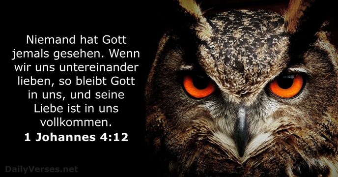 1 Johannes 4:12