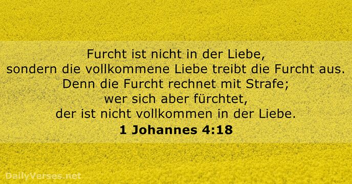 1 Johannes 4:18