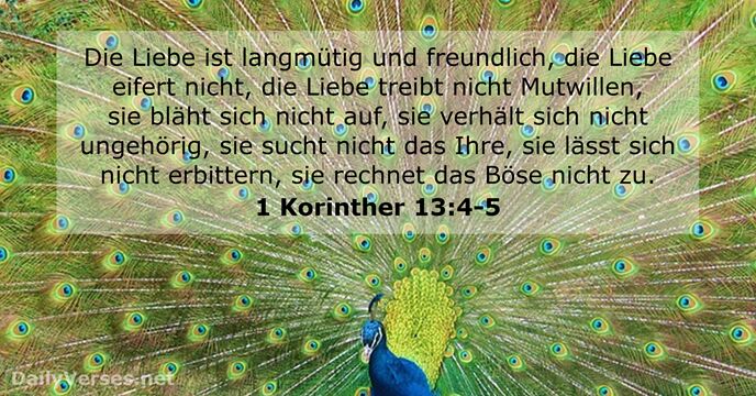 1 Korinther 13:4-5