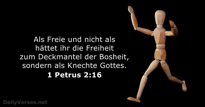 1-petrus 2:16