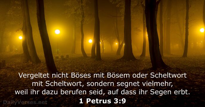 1 Petrus 3:9