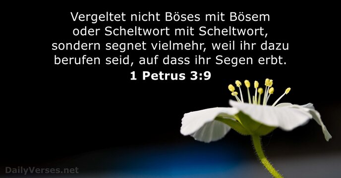 1 Petrus 3:9