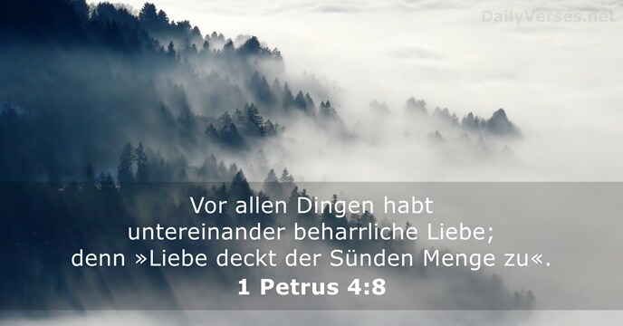 1 Petrus 4:8