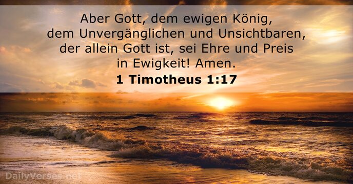 1 Timotheus 1:17