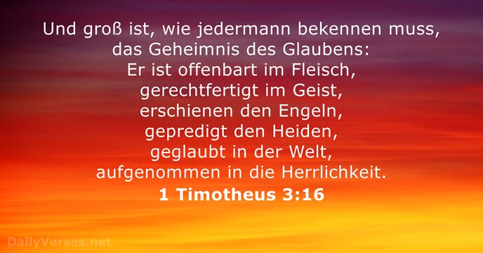 1 Timotheus 3:16