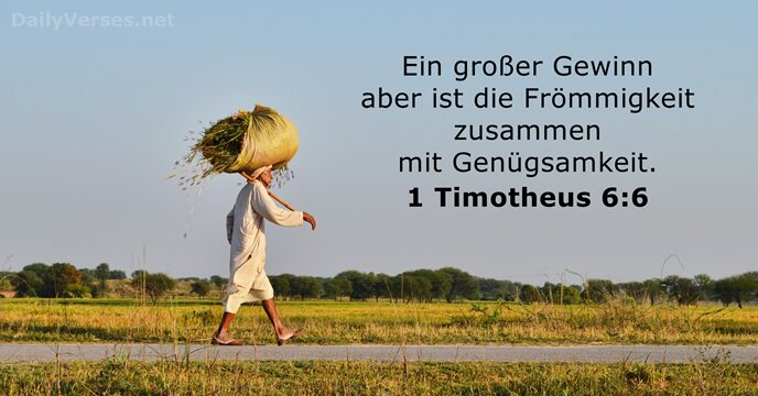 1 Timotheus 6:6