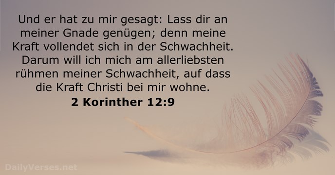 2 Korinther 12:9