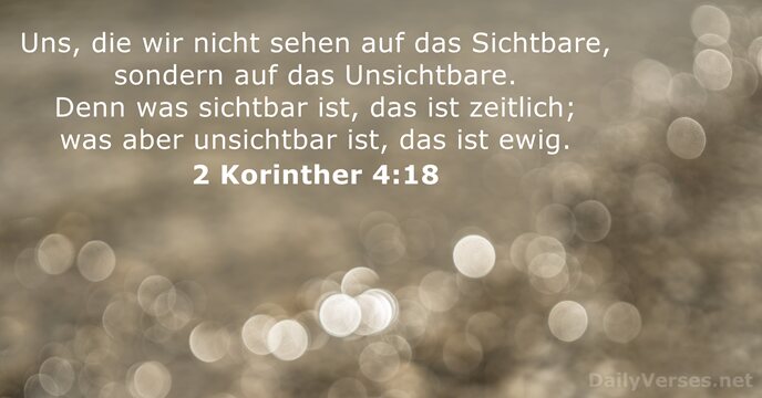 2 Korinther 4:18
