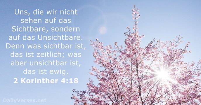 2 Korinther 4:18