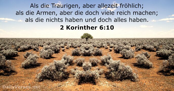 2 Korinther 6:10