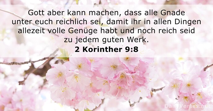 2 Korinther 9:8