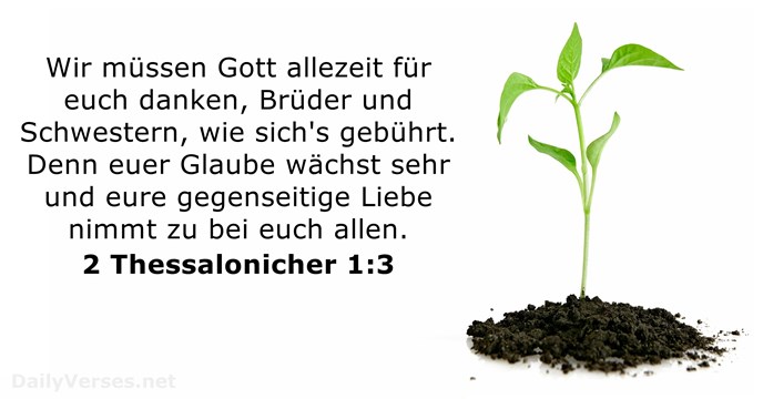 2 Thessalonicher 1:3