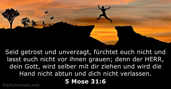 5-mose 31:6