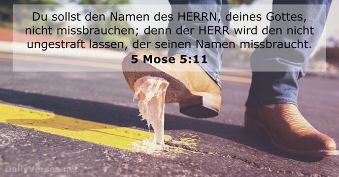 5 Mose 5:11