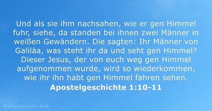 Apostelgeschichte 1:10-11