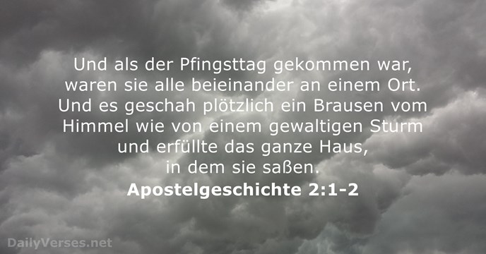 apostelgeschichte 2:1-2