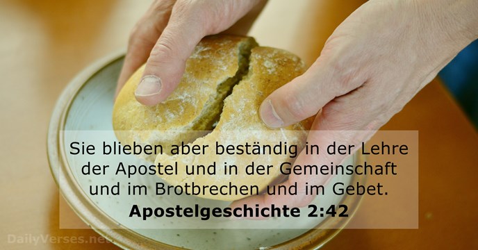 apostelgeschichte 2:42