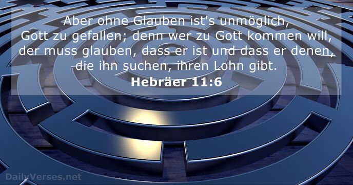 Hebräer 11:6