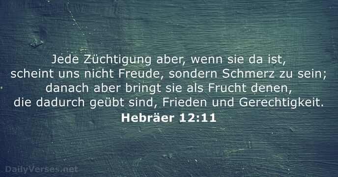 Hebräer 12:11