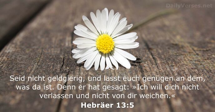 hebraer 13:5