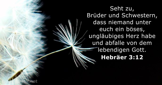 Hebräer 3:12