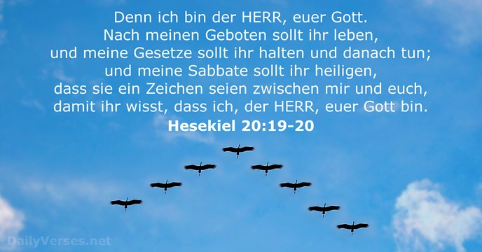 hesekiel 20:19-20