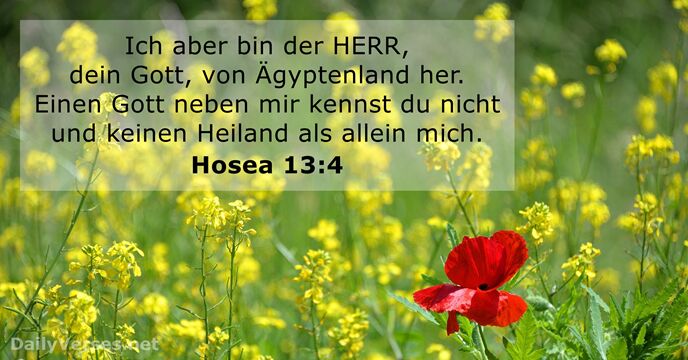 hosea 13:4