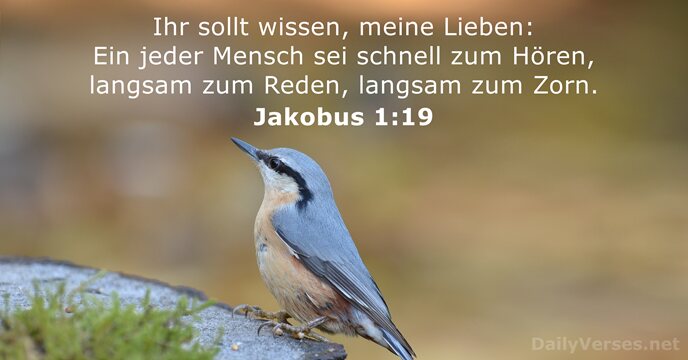 Jakobus 1:19