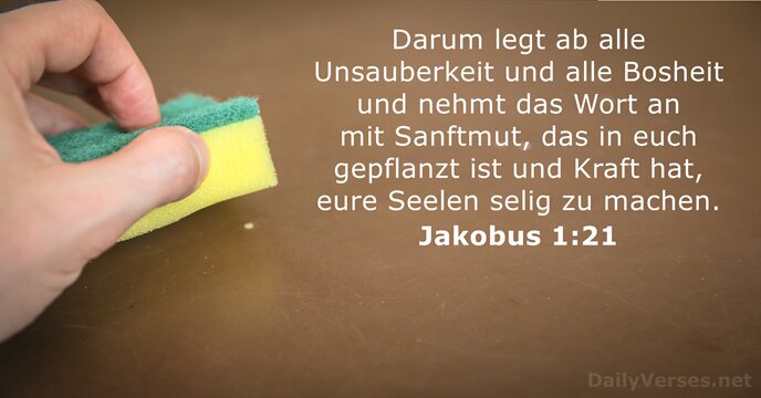 jakobus 1:21