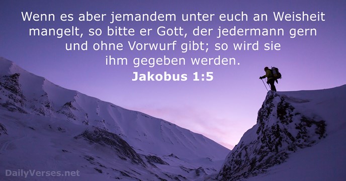 jakobus 1:5